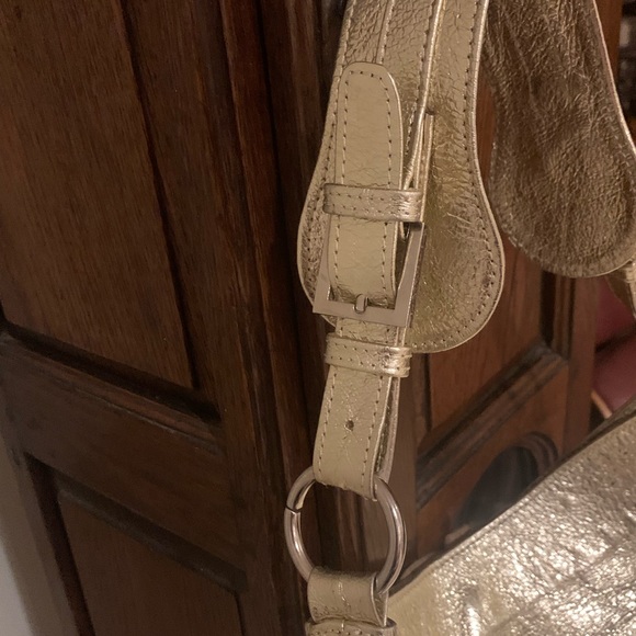 Tess Loriani Milano gold leather handbag - Picture 5 of 11